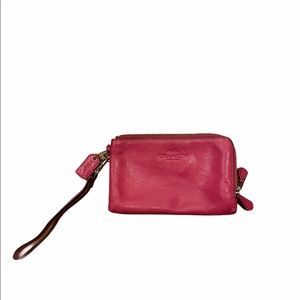 Genuine Coach Coin Purse Wristlet